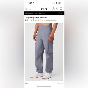 ALO cargo pants Men/Women 🩶
